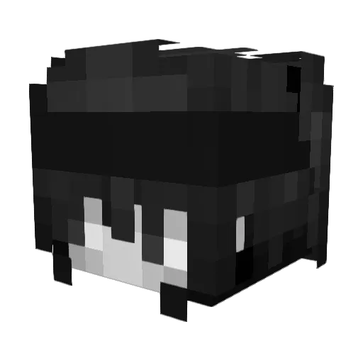 olzz_ Minecraft avatar head, 3D render