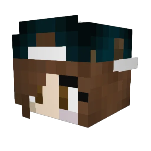 olzzon08 Minecraft avatar head, 3D render