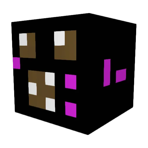 om_711 Minecraft avatar head, 3D render