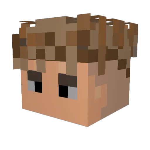 omar_ber1 Minecraft avatar head, 3D render