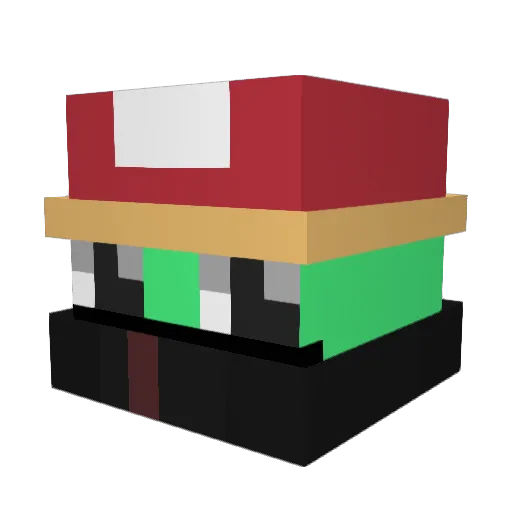 omar_sl6 Minecraft avatar head, 3D render
