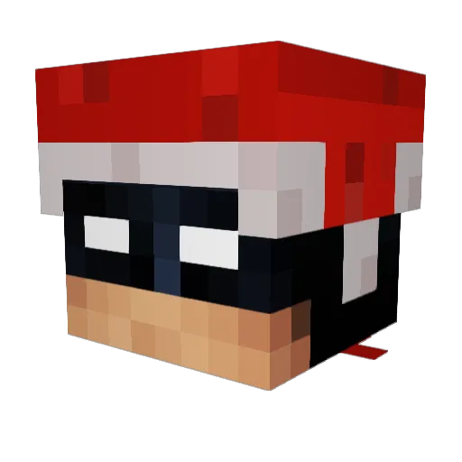 omarasim Minecraft avatar head, 3D render