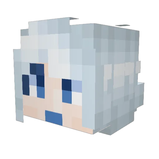 omarebicilio Minecraft avatar head, 3D render