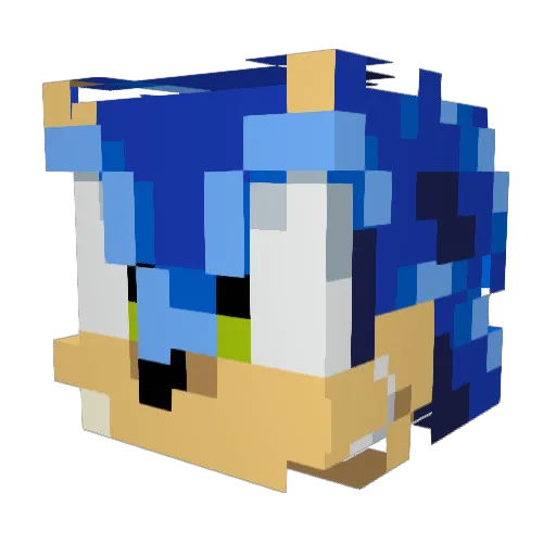 omariXreidey Minecraft avatar head, 3D render