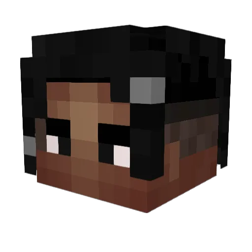 omaricarson Minecraft avatar head, 3D render