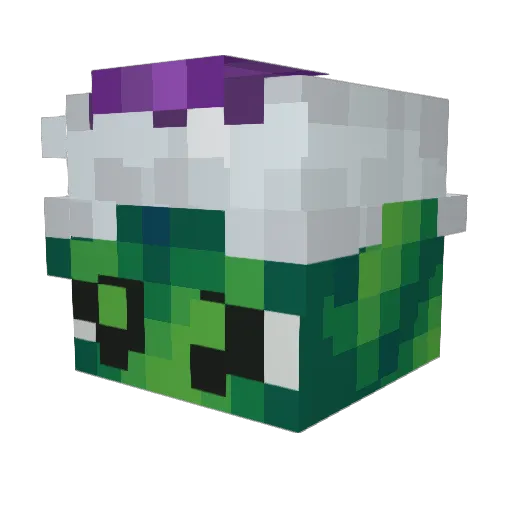 omario_16 Minecraft avatar head, 3D render
