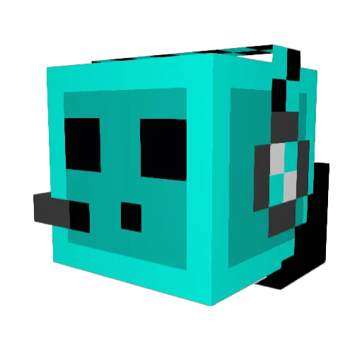 omarsaad Minecraft avatar head, 3D render