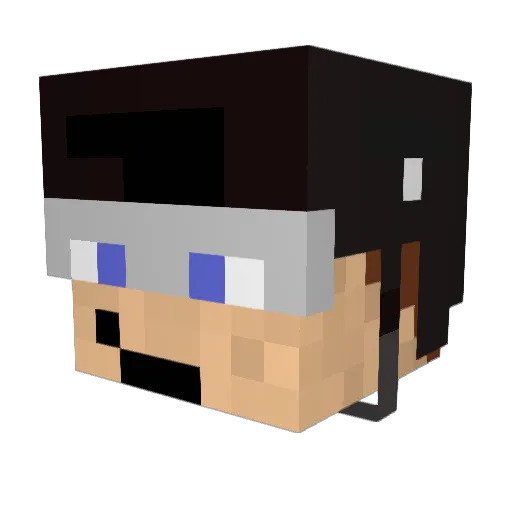 omartin001 Minecraft avatar head, 3D render