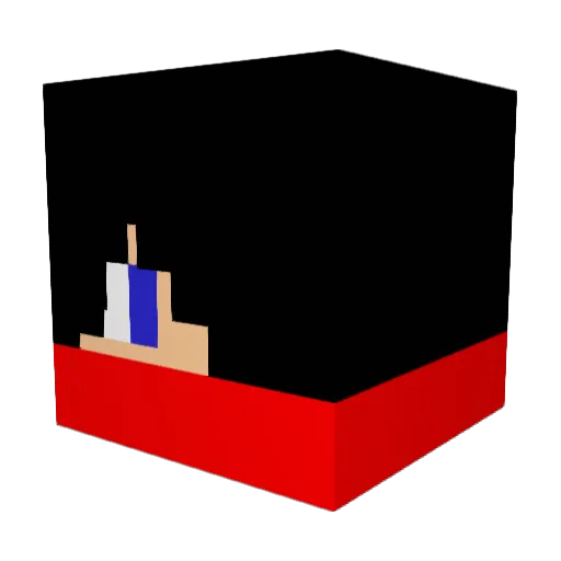 omegaa357 Minecraft avatar head, 3D render