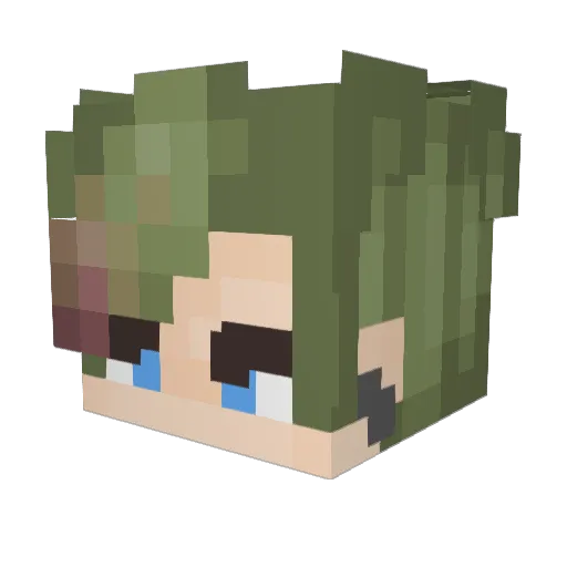 omegabird113 Minecraft avatar head, 3D render