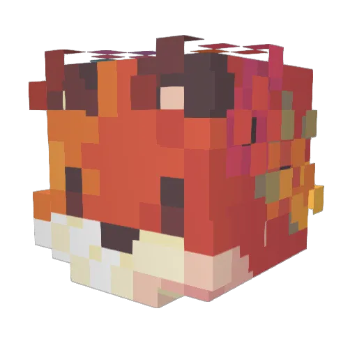 omegagaminglp Minecraft avatar head, 3D render