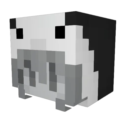 omenniee Minecraft avatar head, 3D render