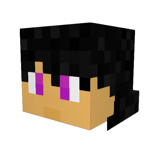 omerbenda Minecraft avatar head, 3D render