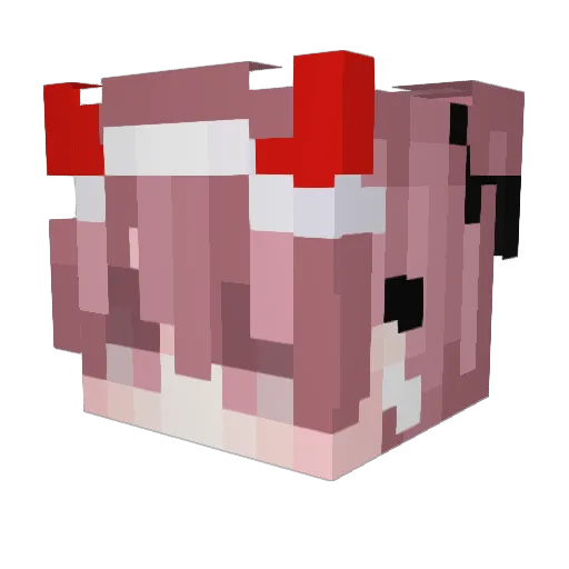 omercha Minecraft avatar head, 3D render