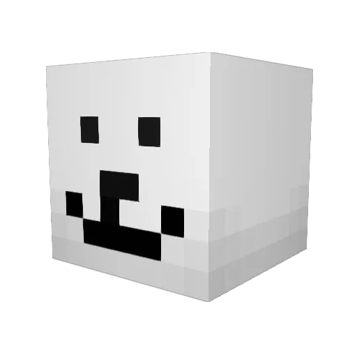 omerg24 Minecraft avatar head, 3D render