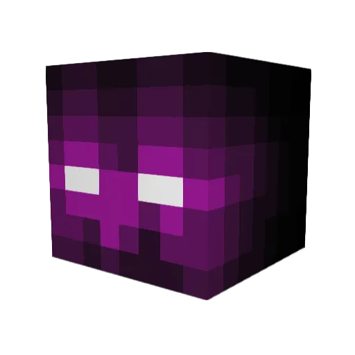 ometv Minecraft avatar head, 3D render