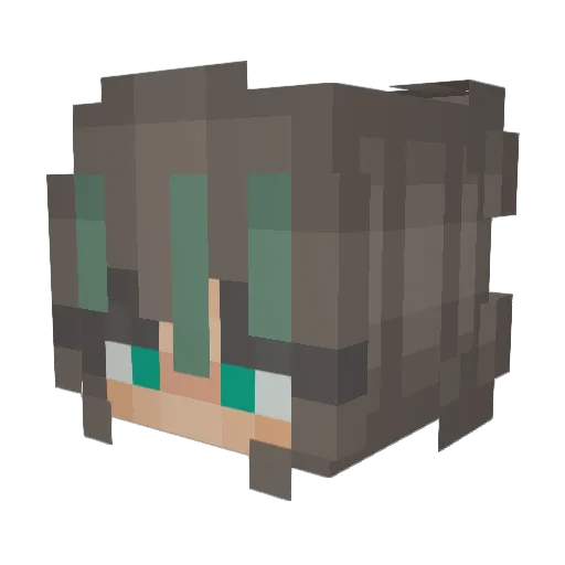omg_itsshay Minecraft avatar head, 3D render