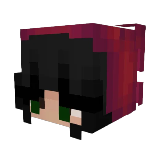 omgeezles Minecraft avatar head, 3D render