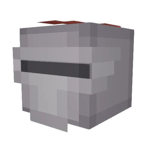 omggaminglord Minecraft avatar head, 3D render
