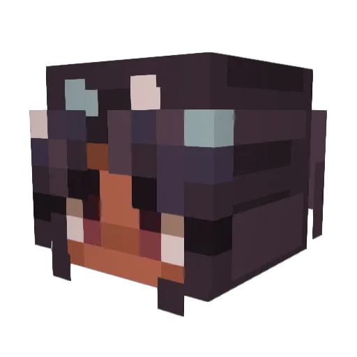 omgitsLemon Minecraft avatar head, 3D render