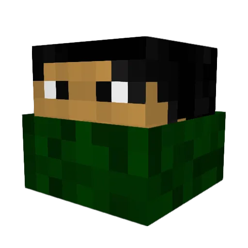 omgj03 Minecraft avatar head, 3D render