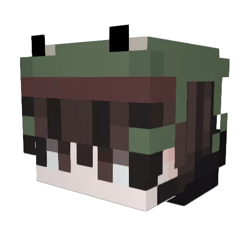 omgod_123321 Minecraft avatar head, 3D render
