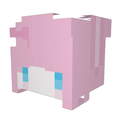omgstop Minecraft avatar head, 3D render