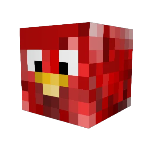 omgwalther Minecraft avatar head, 3D render