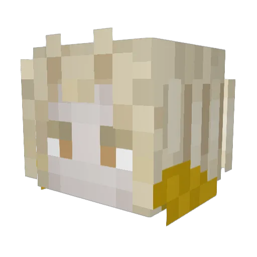 omieggz Minecraft avatar head, 3D render