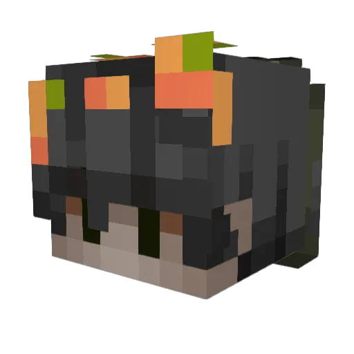 ominomen Minecraft avatar head, 3D render