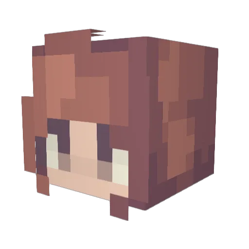 ominousn00b Minecraft avatar head, 3D render