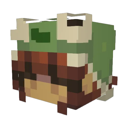 omisotyan Minecraft avatar head, 3D render