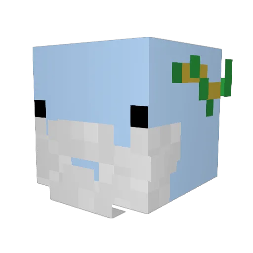 omlet7 Minecraft avatar head, 3D render