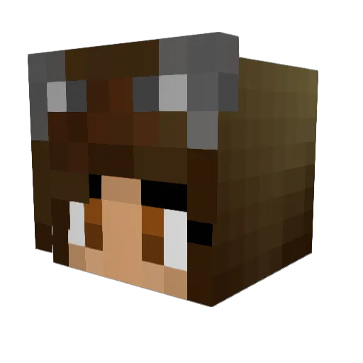 omlpublic12 Minecraft avatar head, 3D render