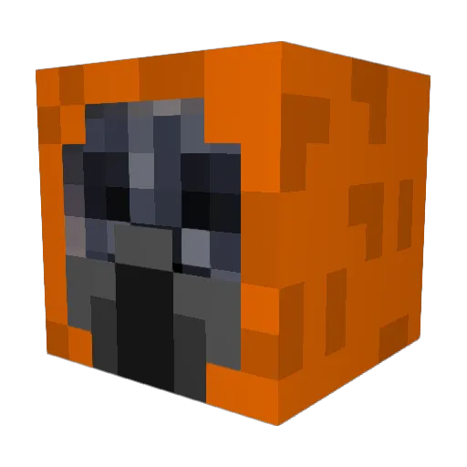 omnidevil Minecraft avatar head, 3D render