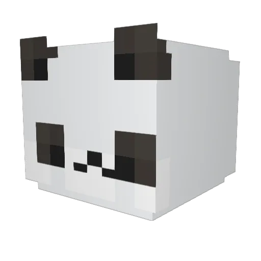 omochi3030 Minecraft avatar head, 3D render