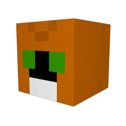 omoikane1989 Minecraft avatar head, 3D render