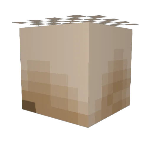 omolupreto Minecraft avatar head, 3D render