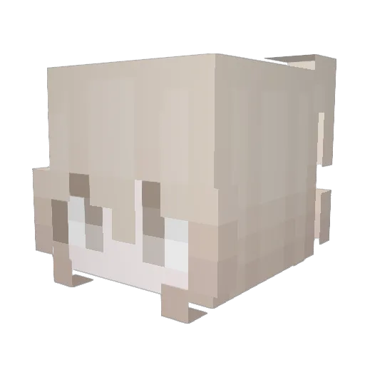 omorint Minecraft avatar head, 3D render