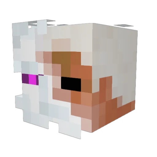 omorybb Minecraft avatar head, 3D render