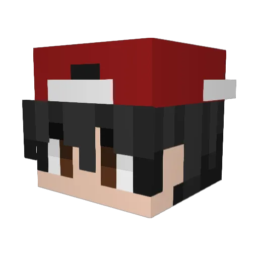 omrhns Minecraft avatar head, 3D render