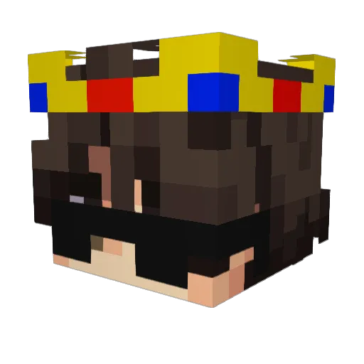 omri910 Minecraft avatar head, 3D render