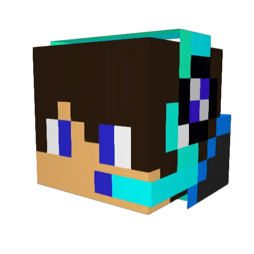omsb6 Minecraft avatar head, 3D render