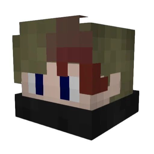 omxr6 Minecraft avatar head, 3D render