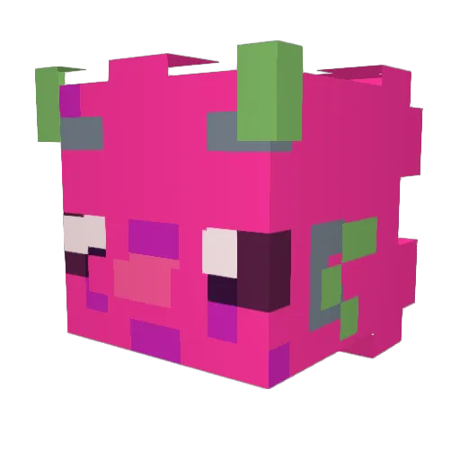 omyomy67 Minecraft avatar head, 3D render
