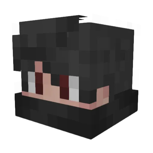 onDANIK Minecraft avatar head, 3D render
