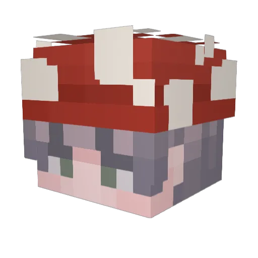onasbimbas Minecraft avatar head, 3D render