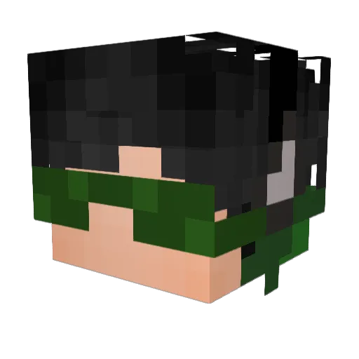 onatic76 Minecraft avatar head, 3D render
