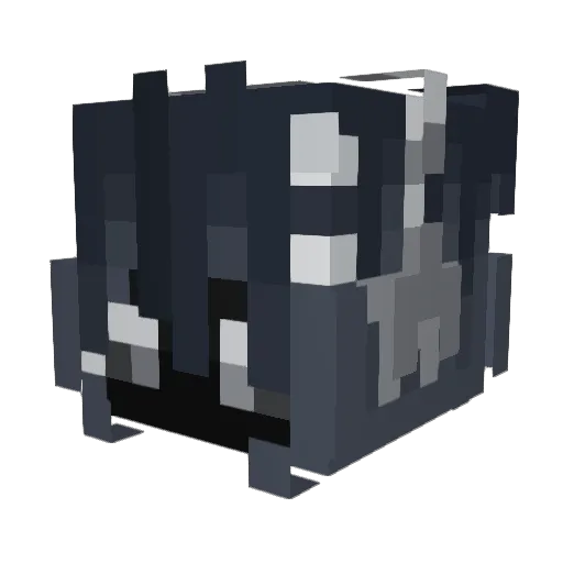 ondess Minecraft avatar head, 3D render