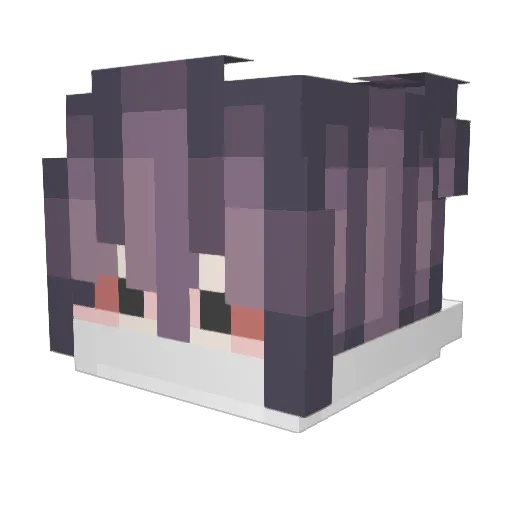 ondi138 Minecraft avatar head, 3D render